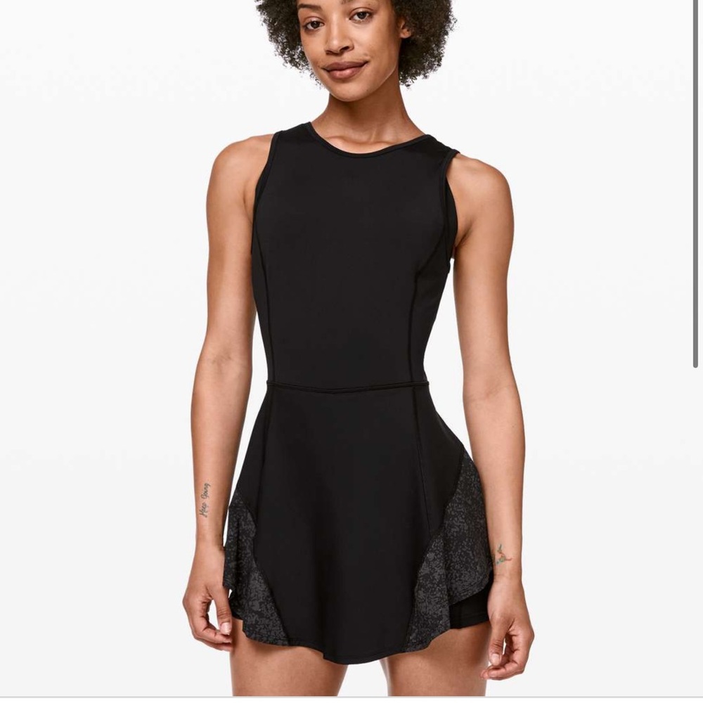 Lululemon Athletica Black Mini Dress